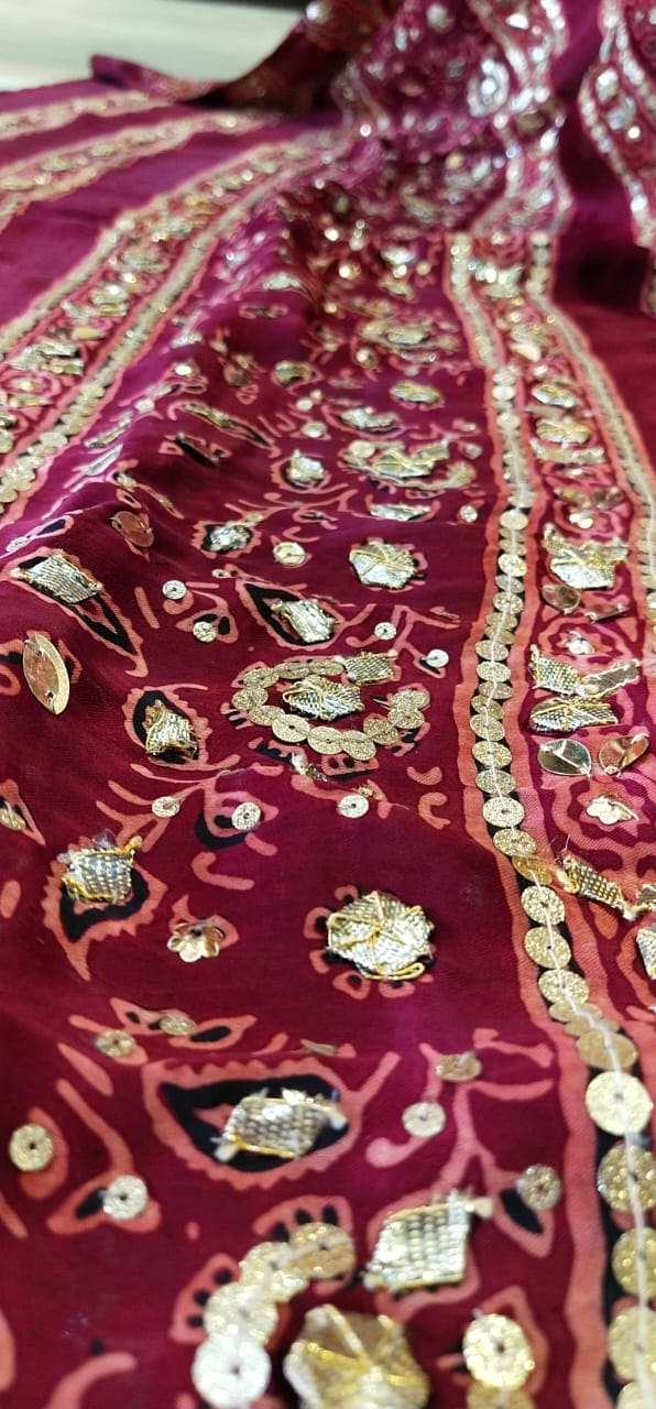 Ajrak Adorned