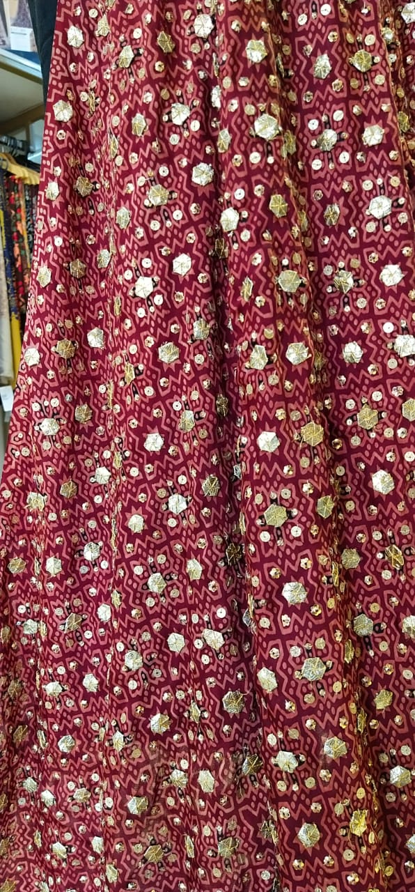 Ajrak Adorned