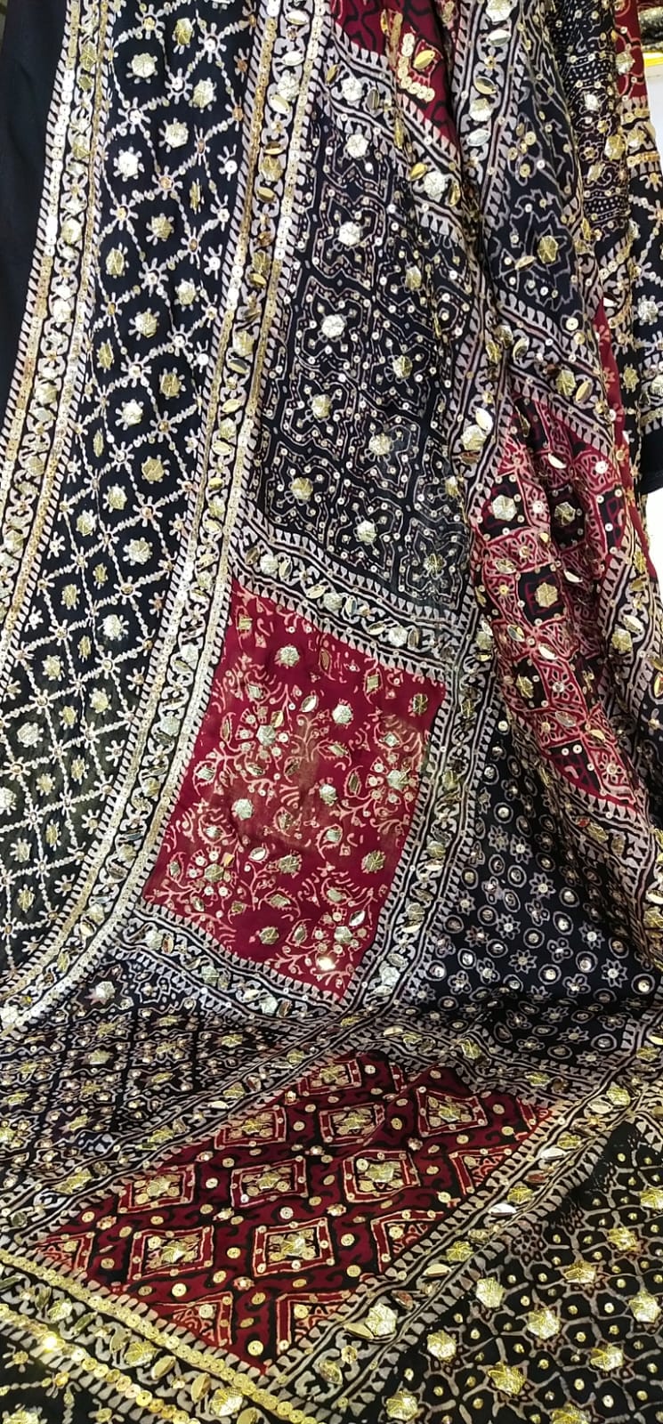 Ajrak Adorned