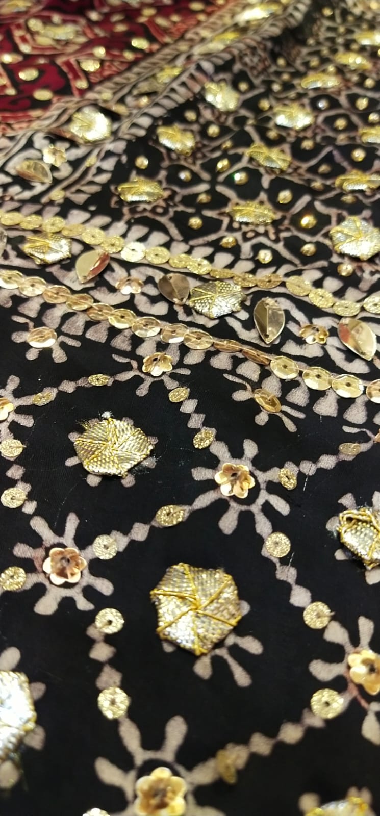 Ajrak Adorned