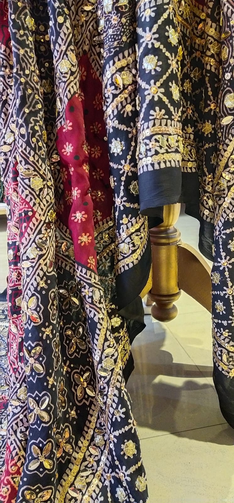 Ajrak Adorned
