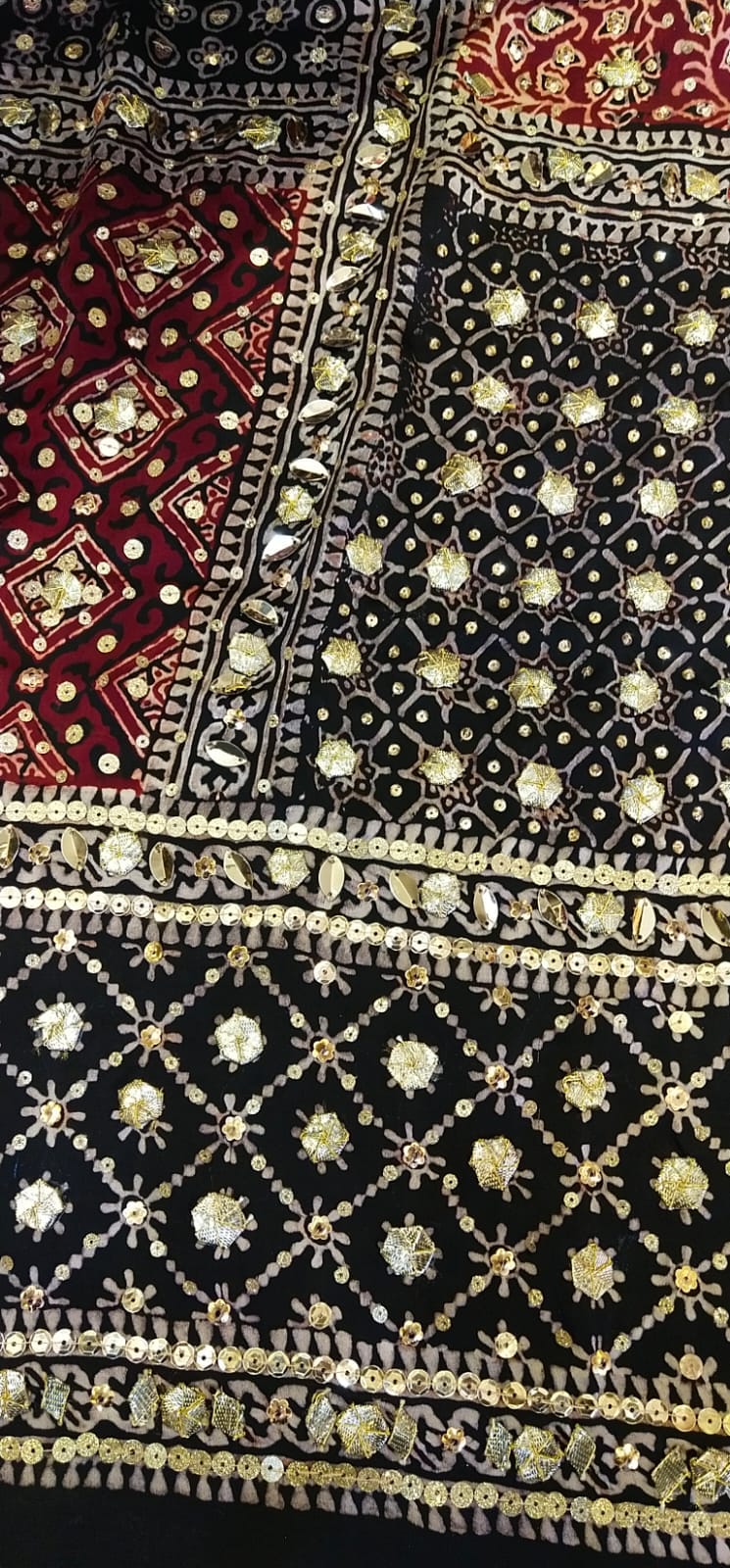 Ajrak Adorned