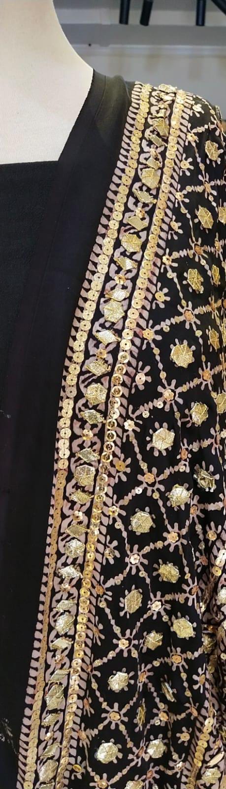 Ajrak Adorned
