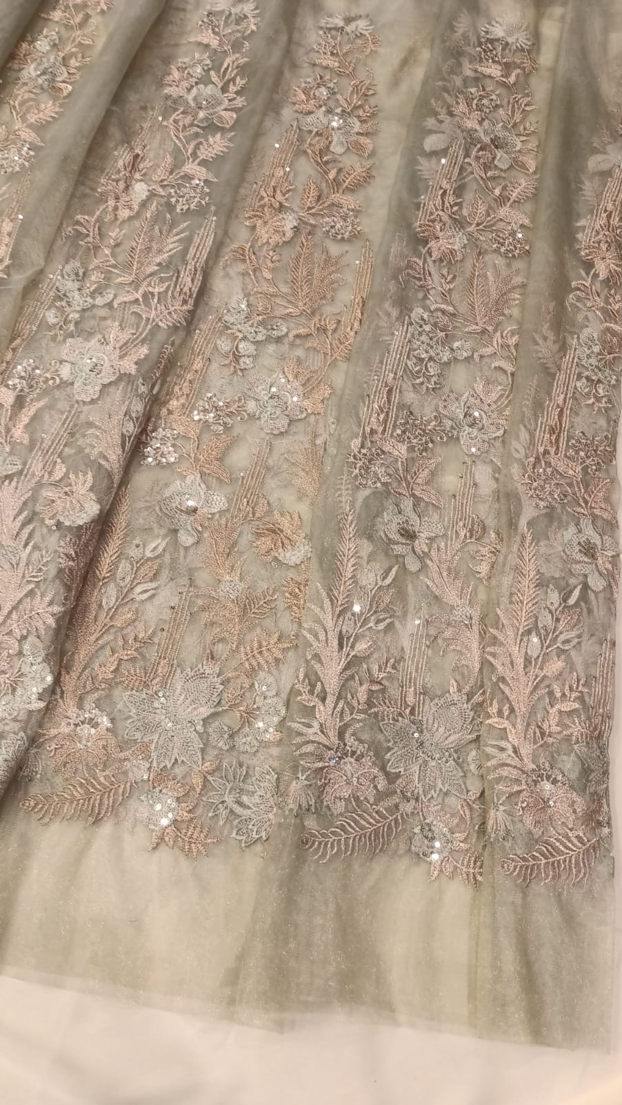 Embroidered Skirt Panels