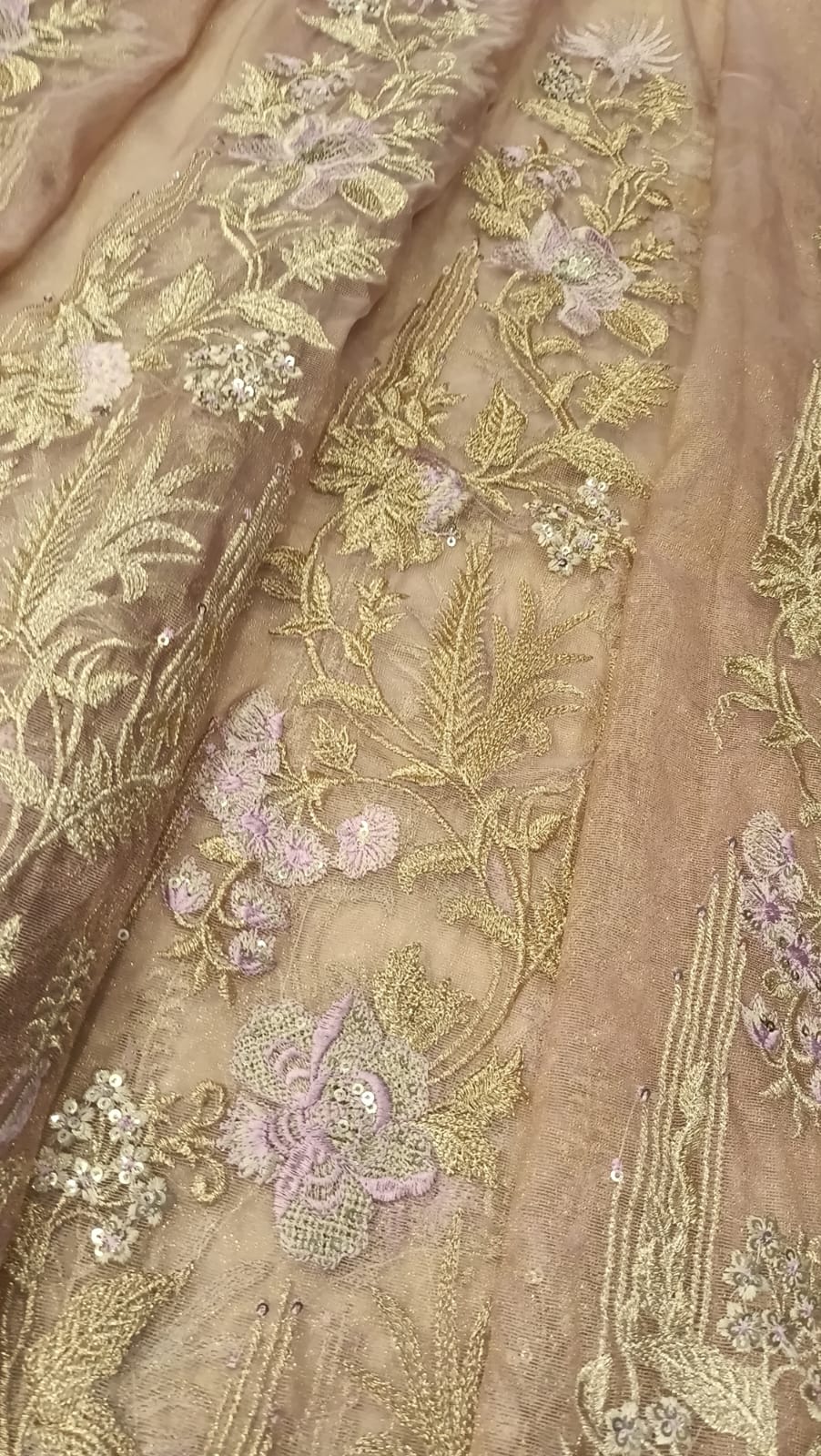 Embroidered Skirt Panels