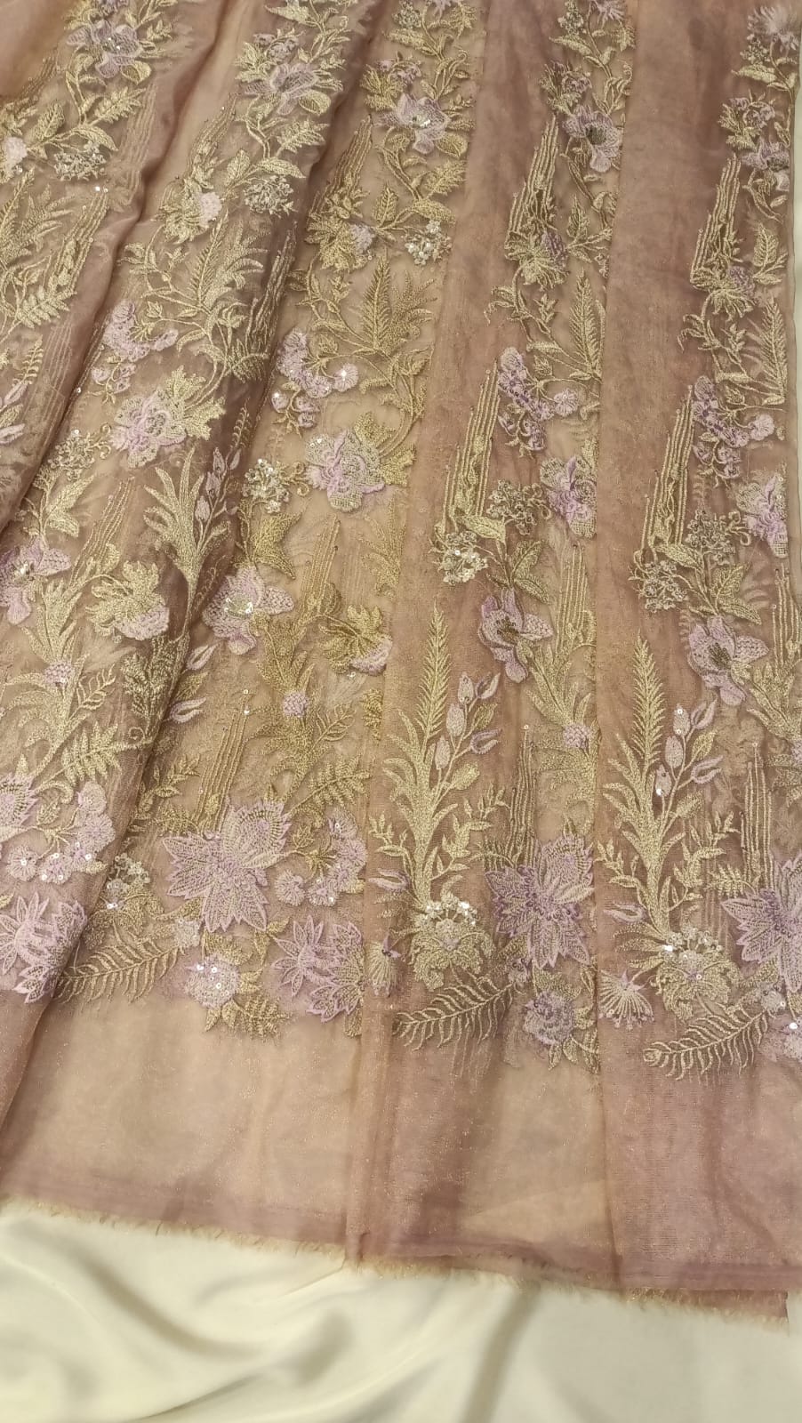 Embroidered Skirt Panels