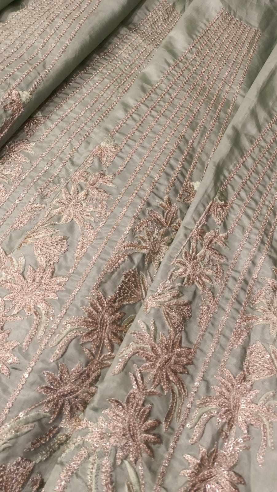 Embroidered Skirt Panels