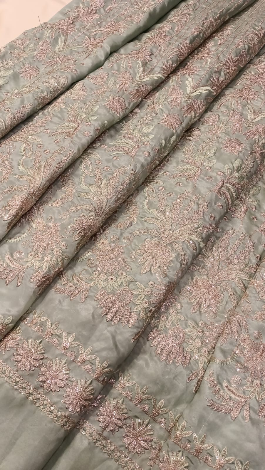 Embroidered Skirt Panels