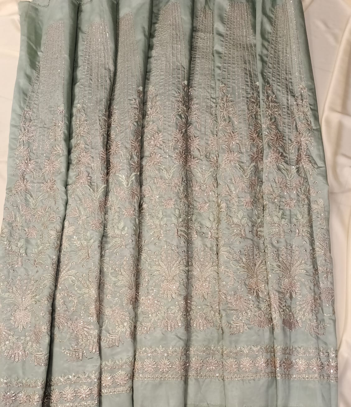 Embroidered Skirt Panels