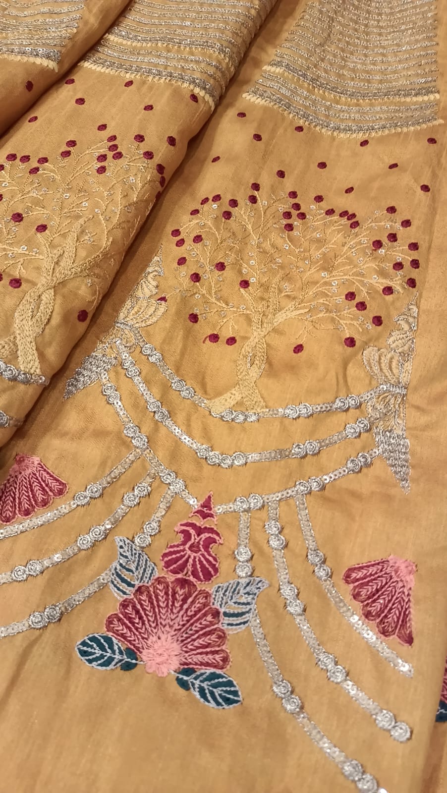 Embroidered Skirt Panels
