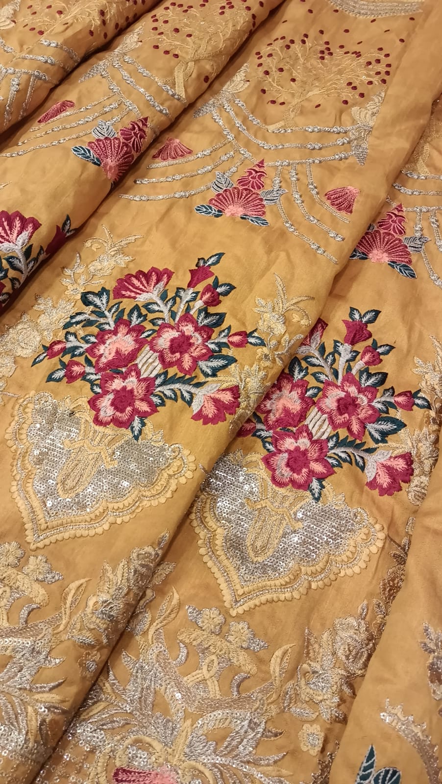 Embroidered Skirt Panels