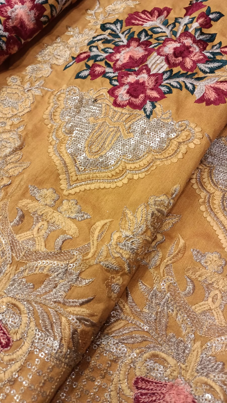 Embroidered Skirt Panels