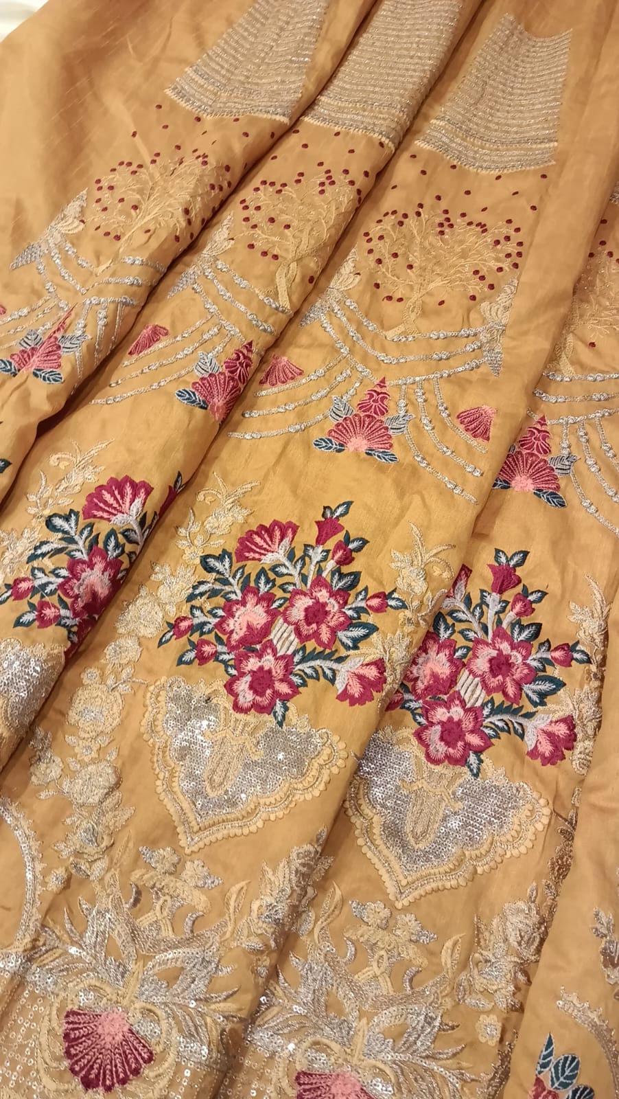 Embroidered Skirt Panels