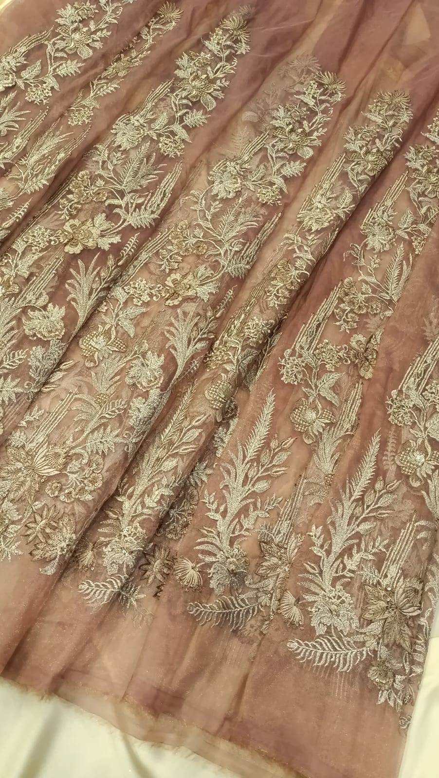 Embroidered Skirt Panels
