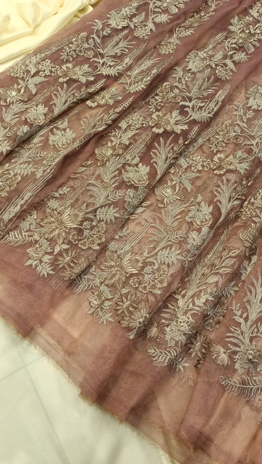 Embroidered Skirt Panels