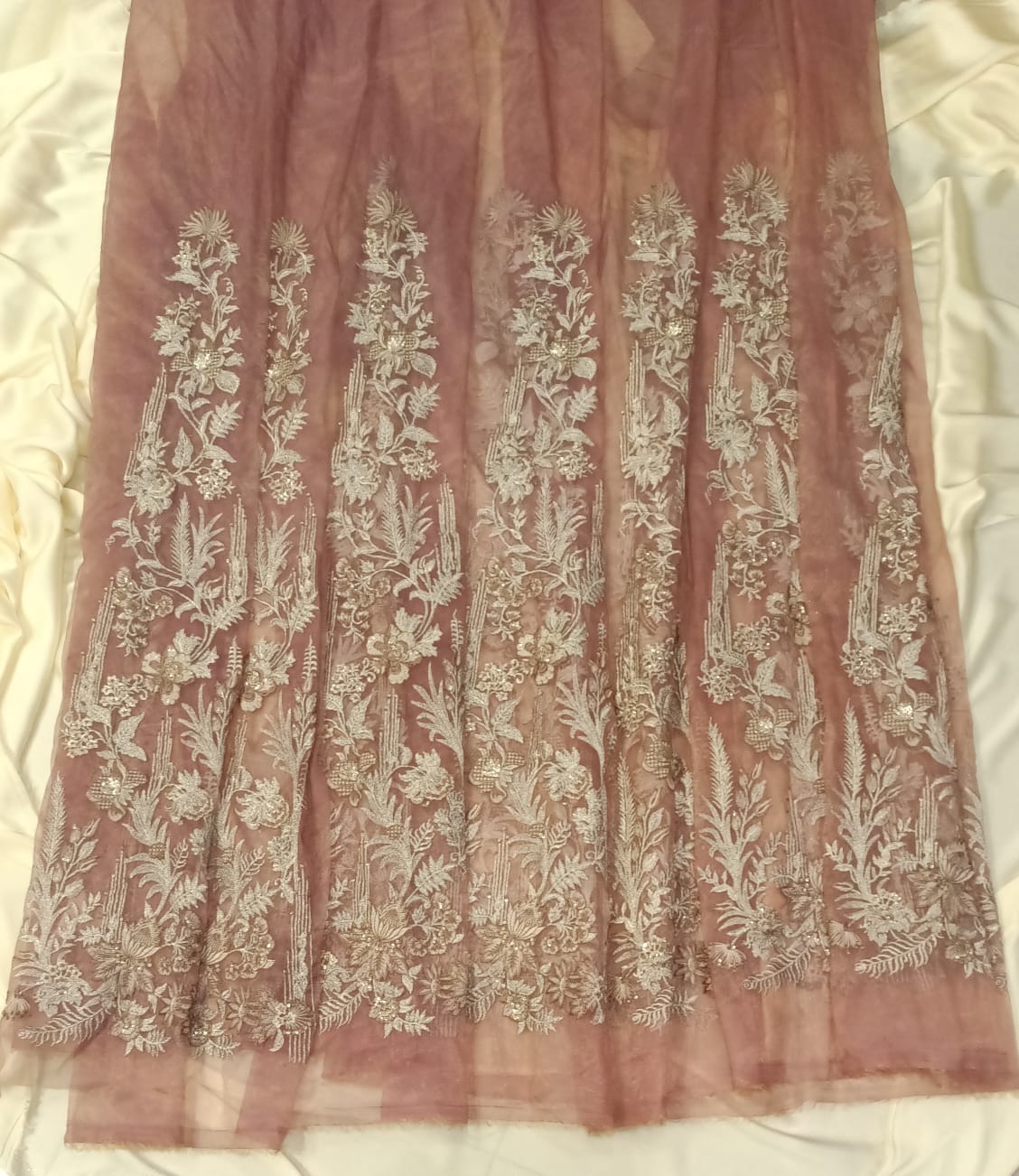 Embroidered Skirt Panels