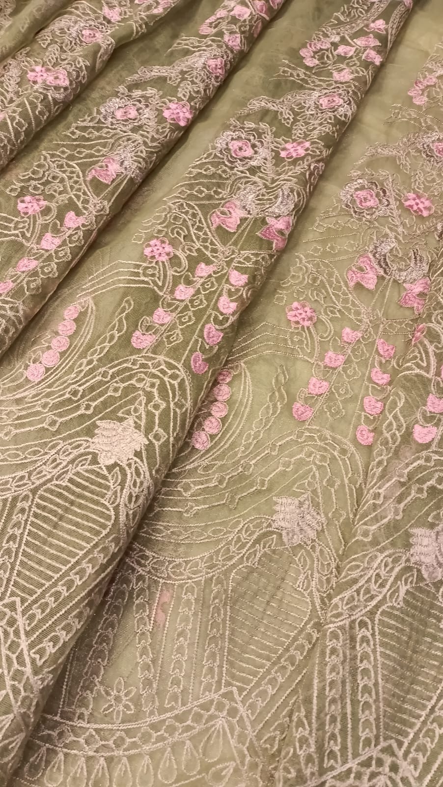 Embroidered Skirt Panels