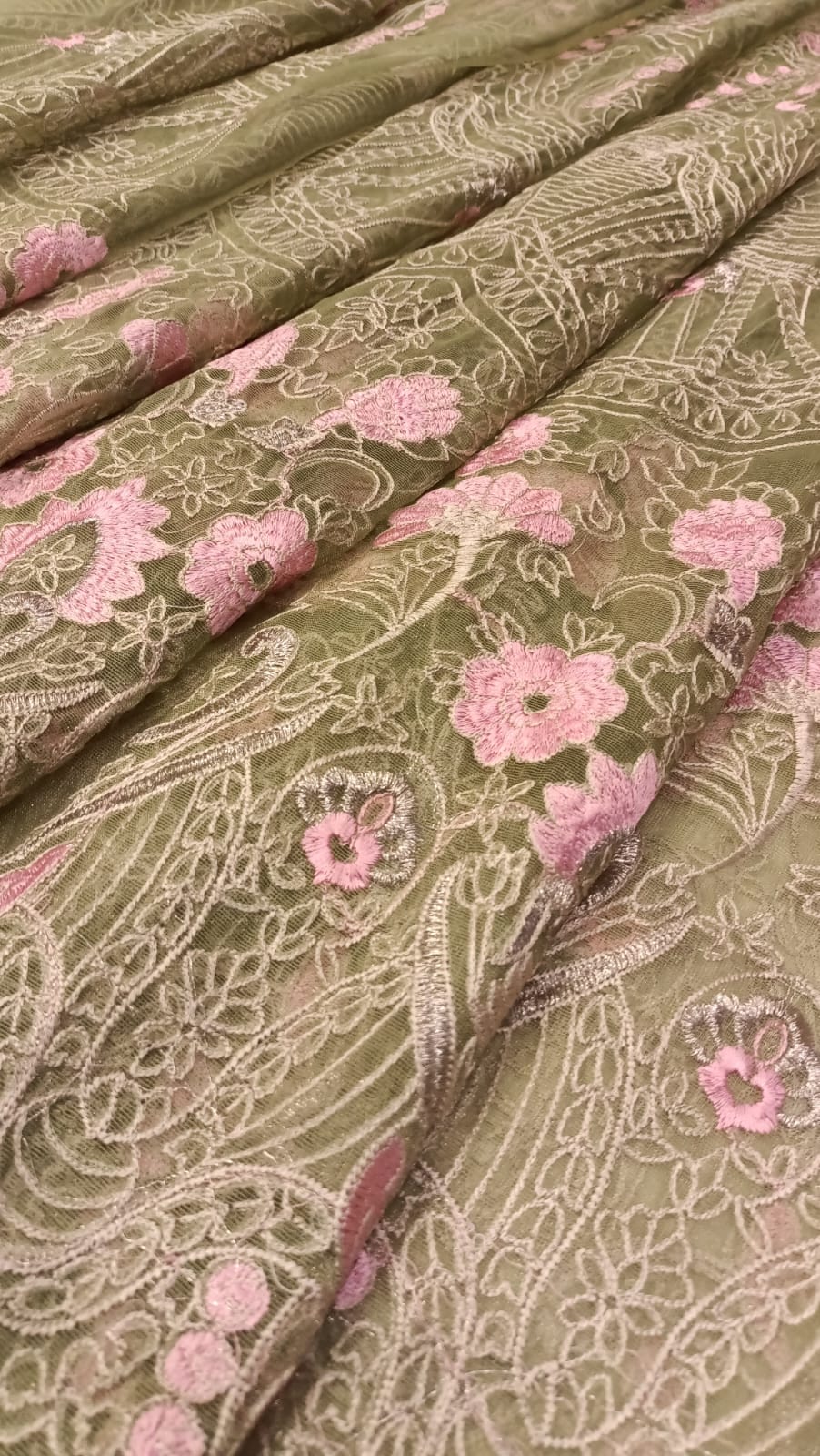 Embroidered Skirt Panels