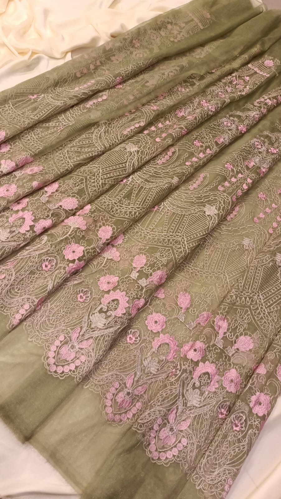 Embroidered Skirt Panels