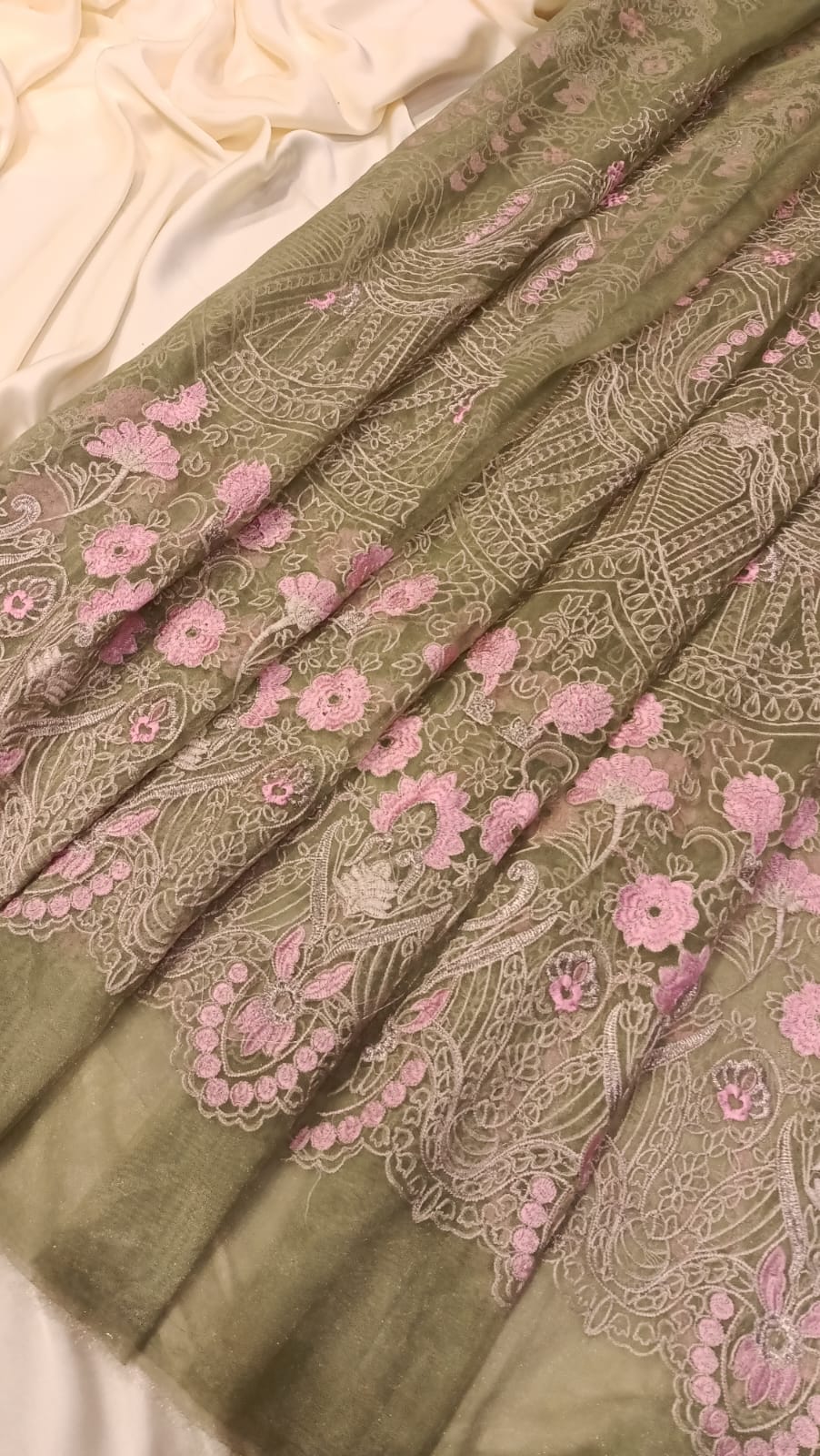 Embroidered Skirt Panels