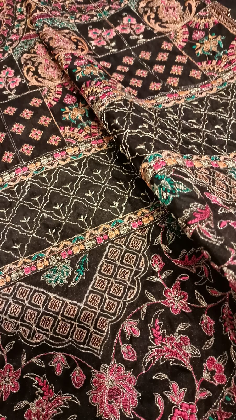 Embroidered Skirt Panels