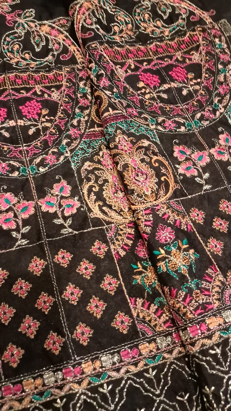 Embroidered Skirt Panels