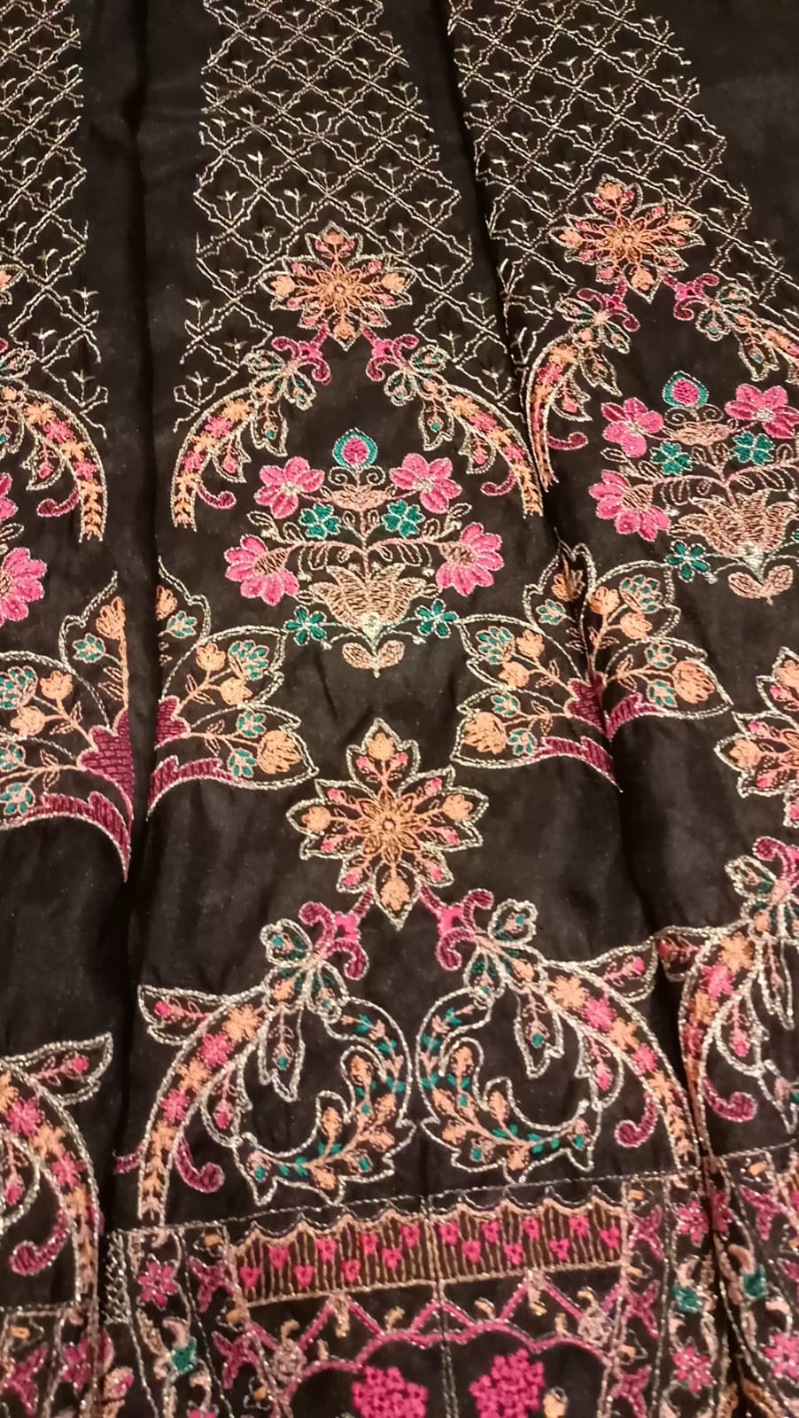 Embroidered Skirt Panels