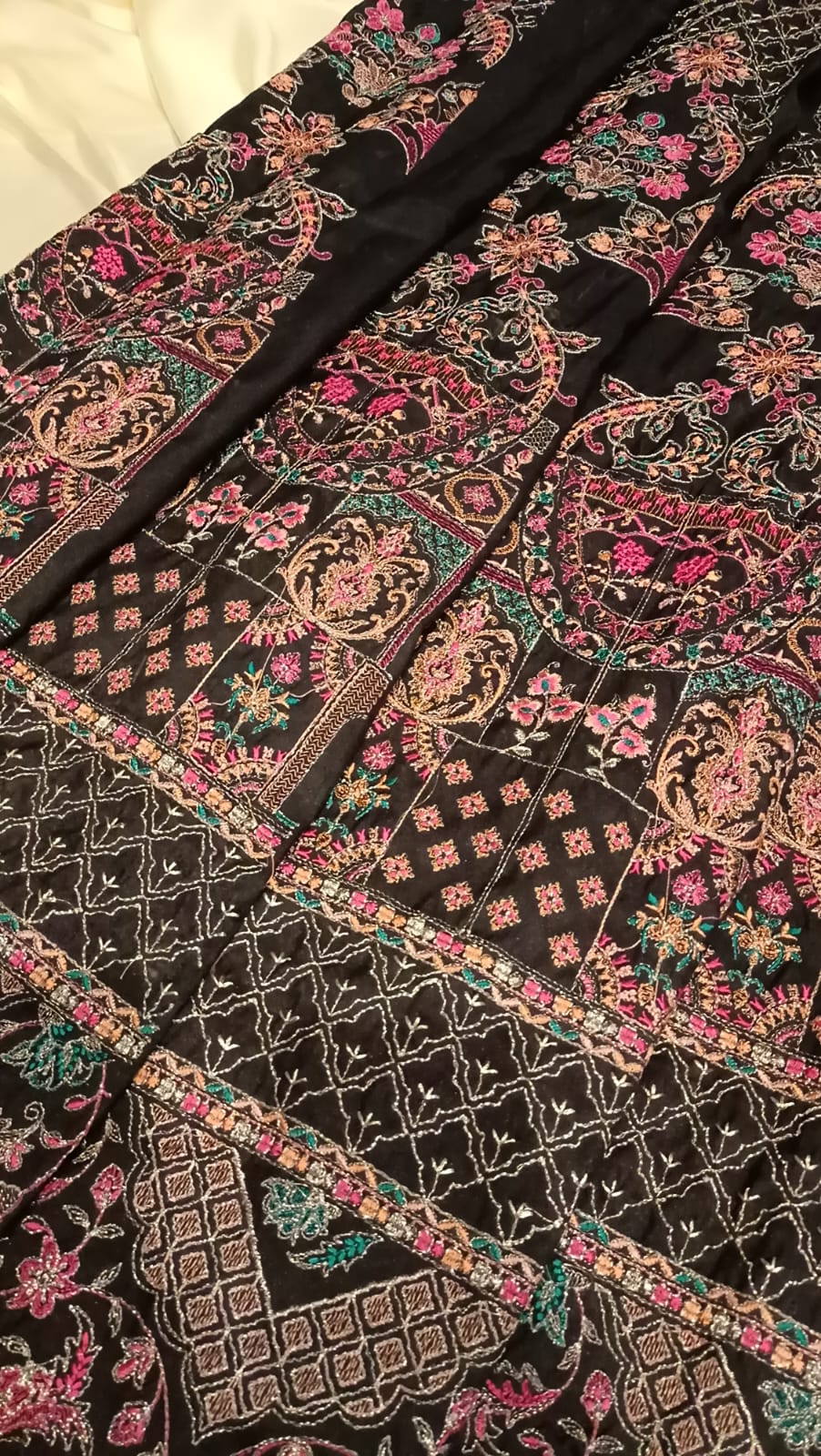Embroidered Skirt Panels