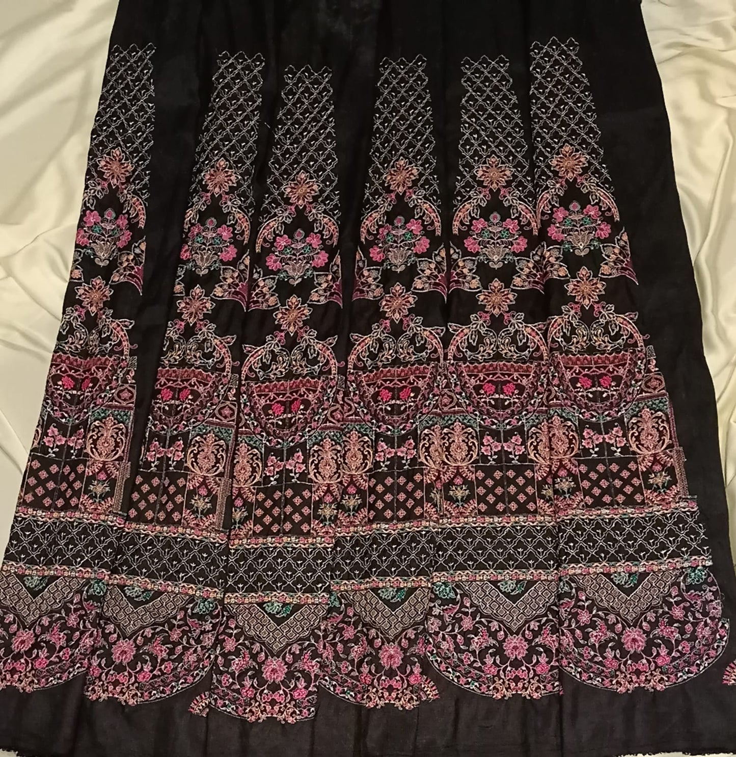 Embroidered Skirt Panels