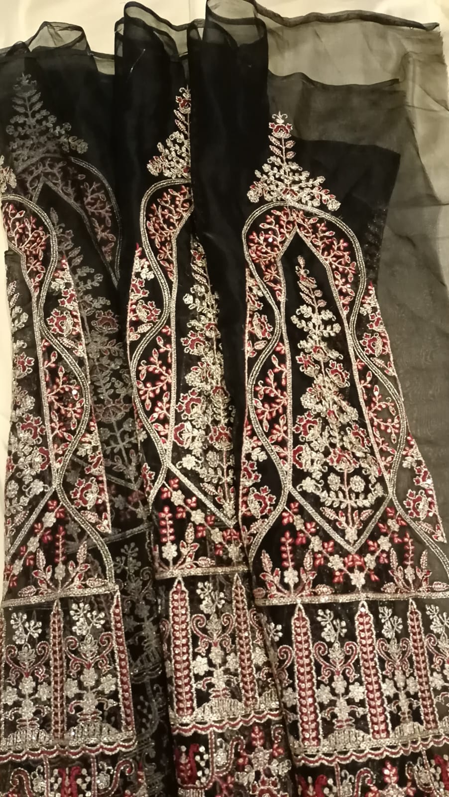 Embroidered Skirt Panels
