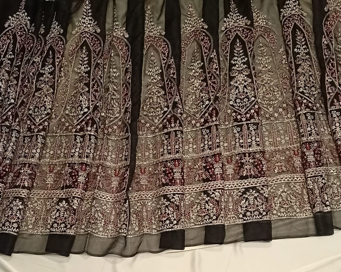 Embroidered Skirt Panels
