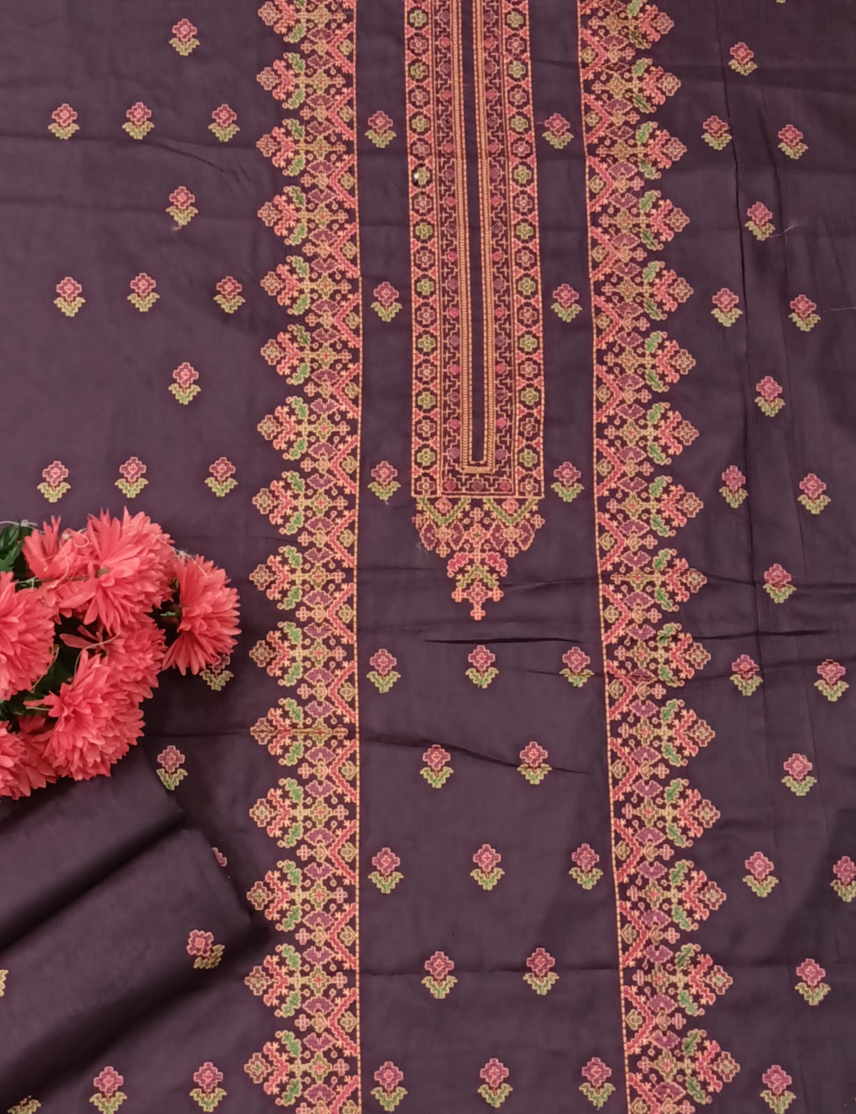 Embroidered Lawn 2PC By Sunny Embroidery