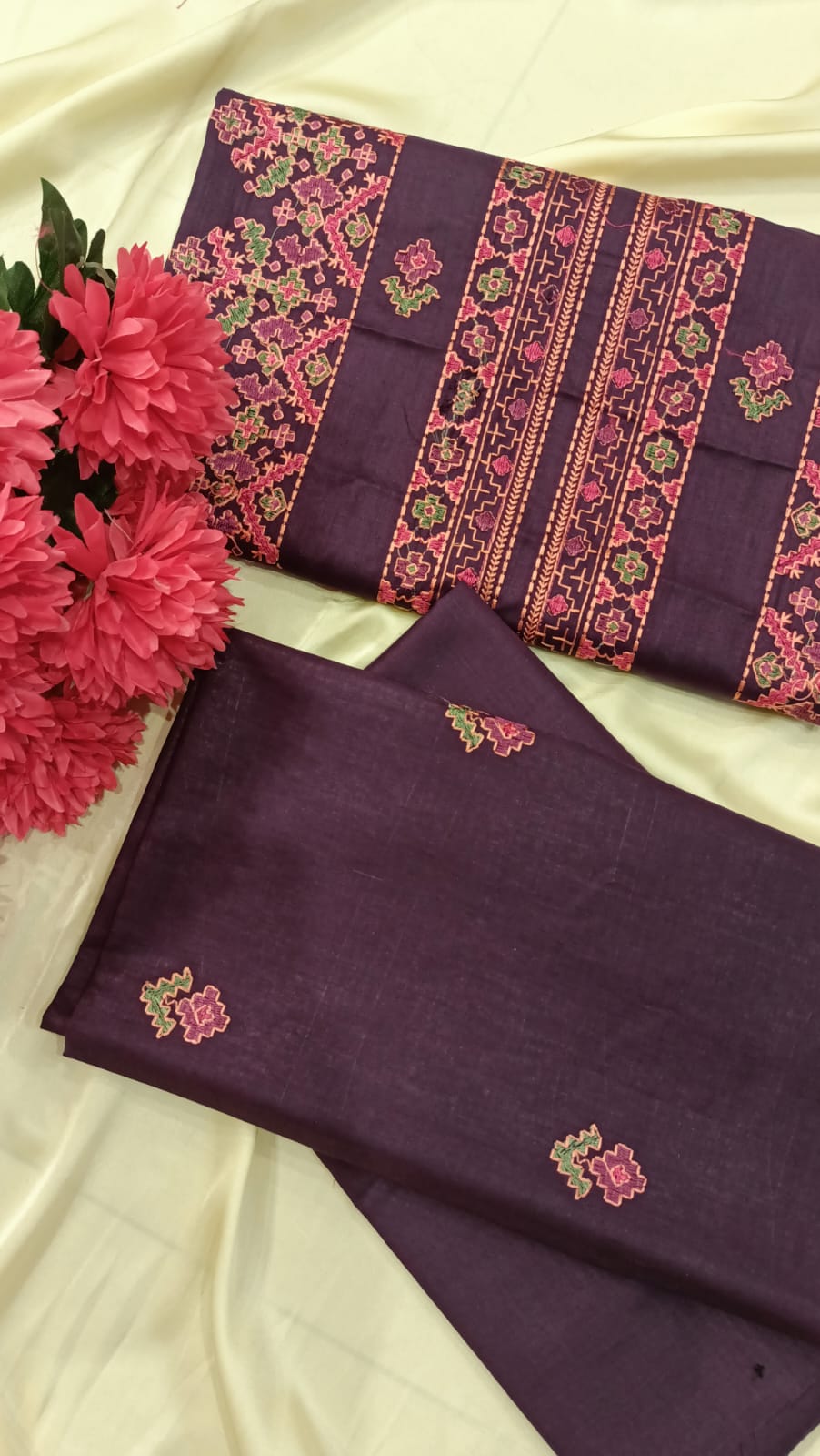 Embroidered Lawn 2PC By Sunny Embroidery