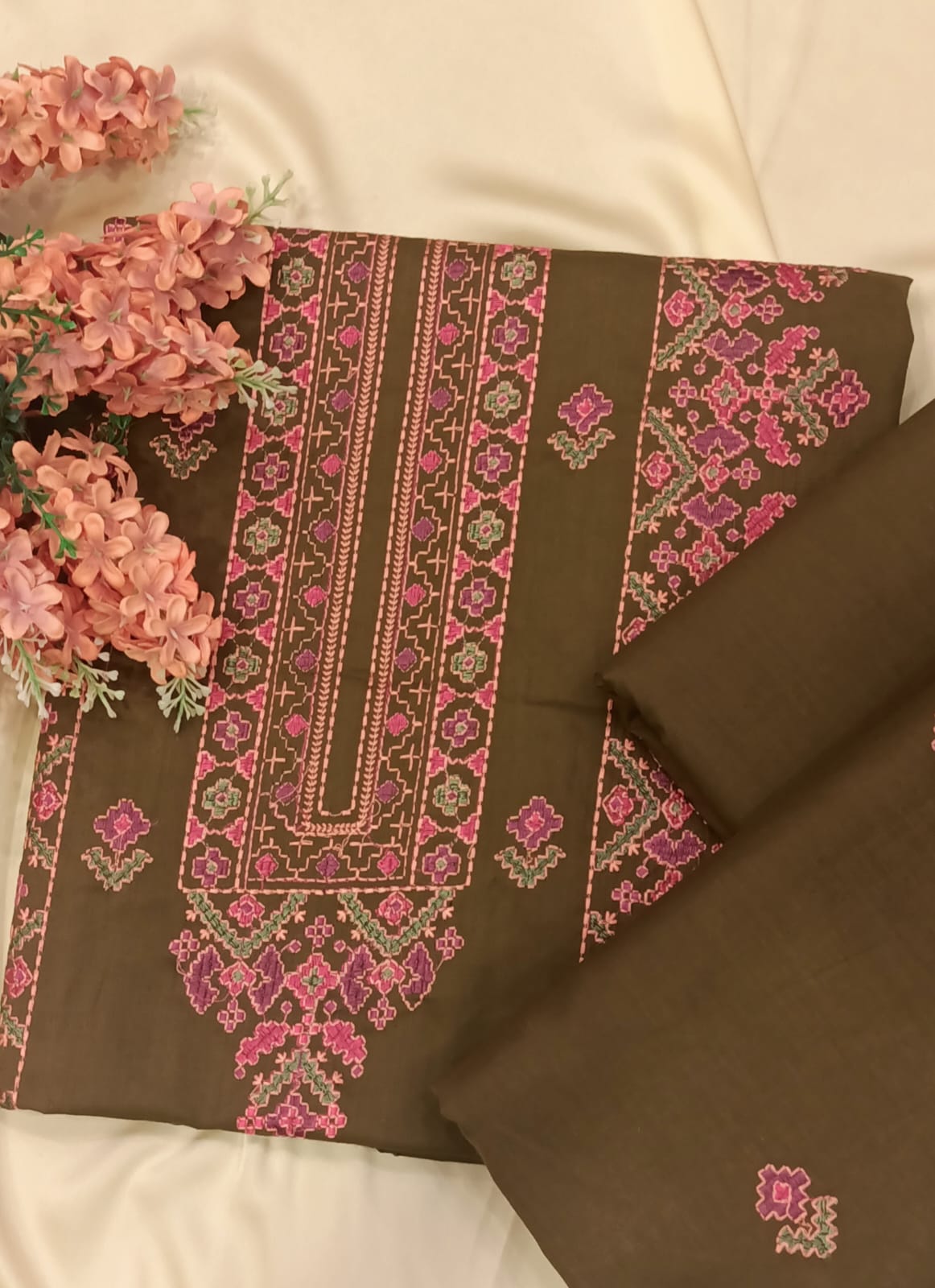 Embroidered Lawn 2PC By Sunny Embroidery