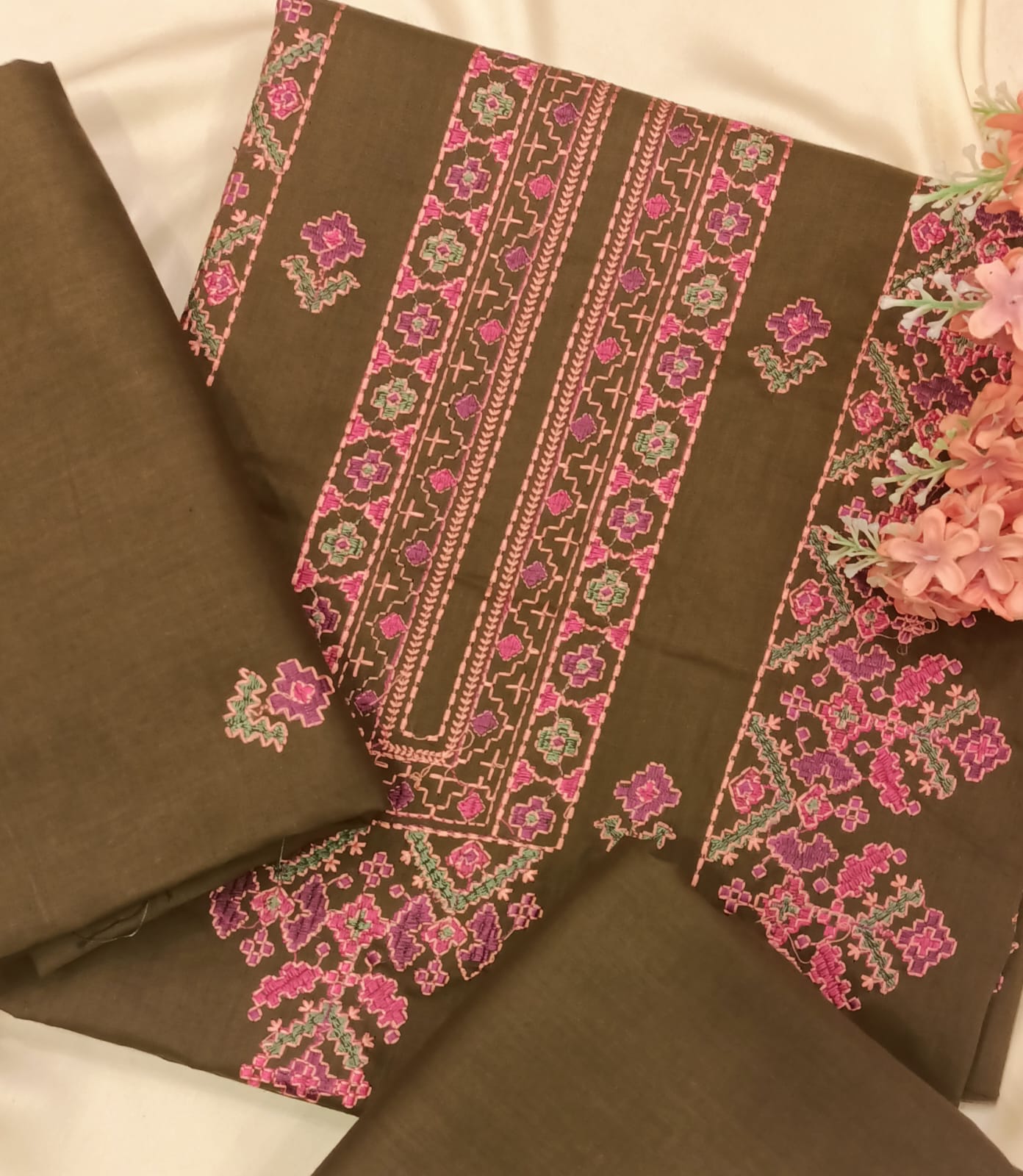 Embroidered Lawn 2PC By Sunny Embroidery