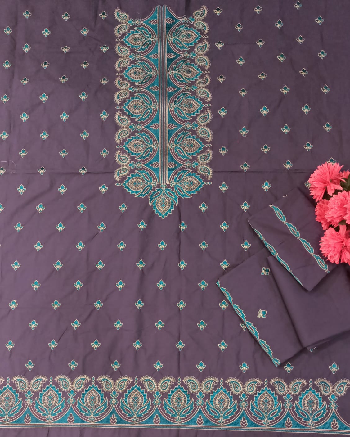 Embroidered Lawn 2PC By Sunny Embroidery