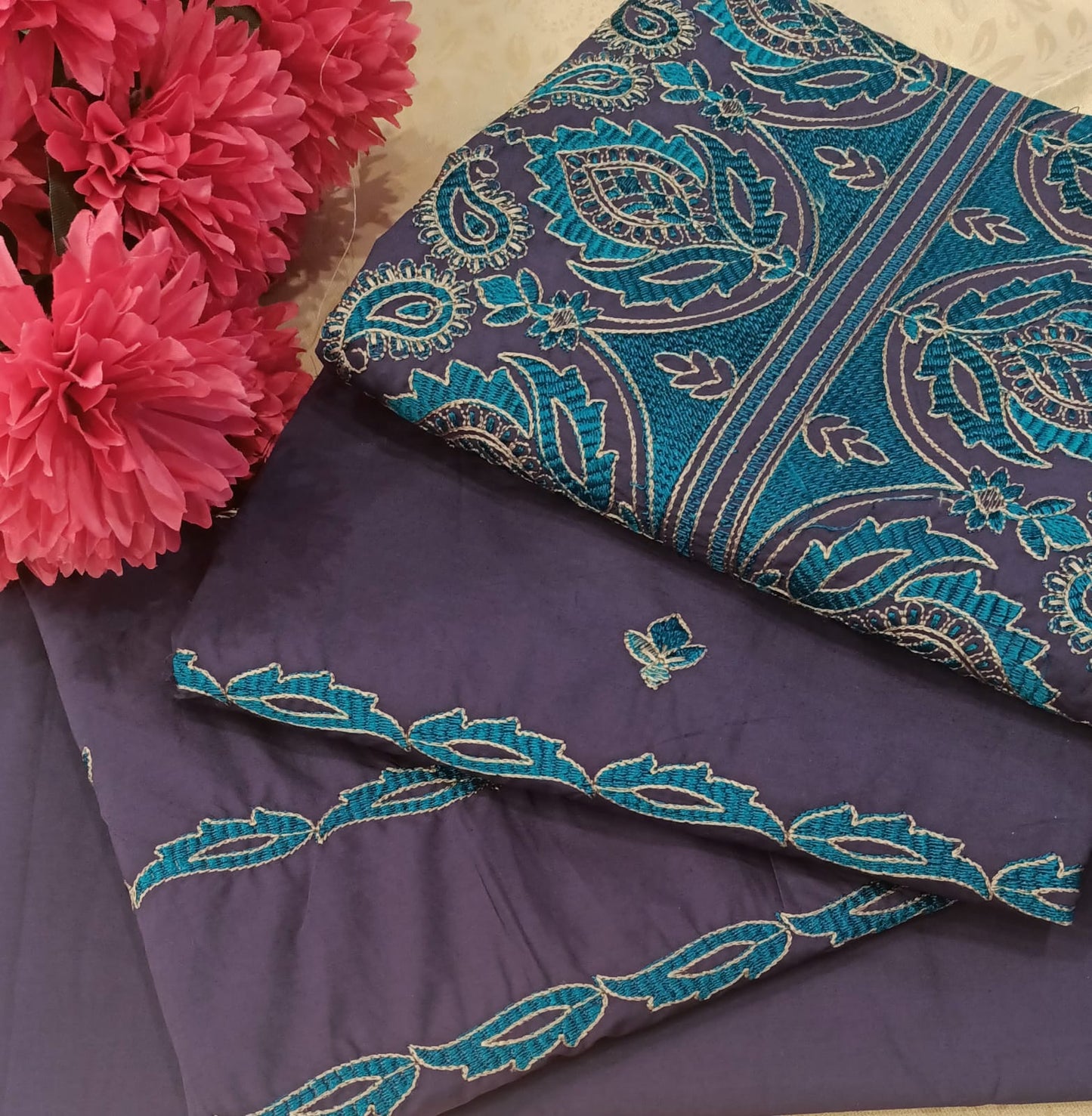 Embroidered Lawn 2PC By Sunny Embroidery