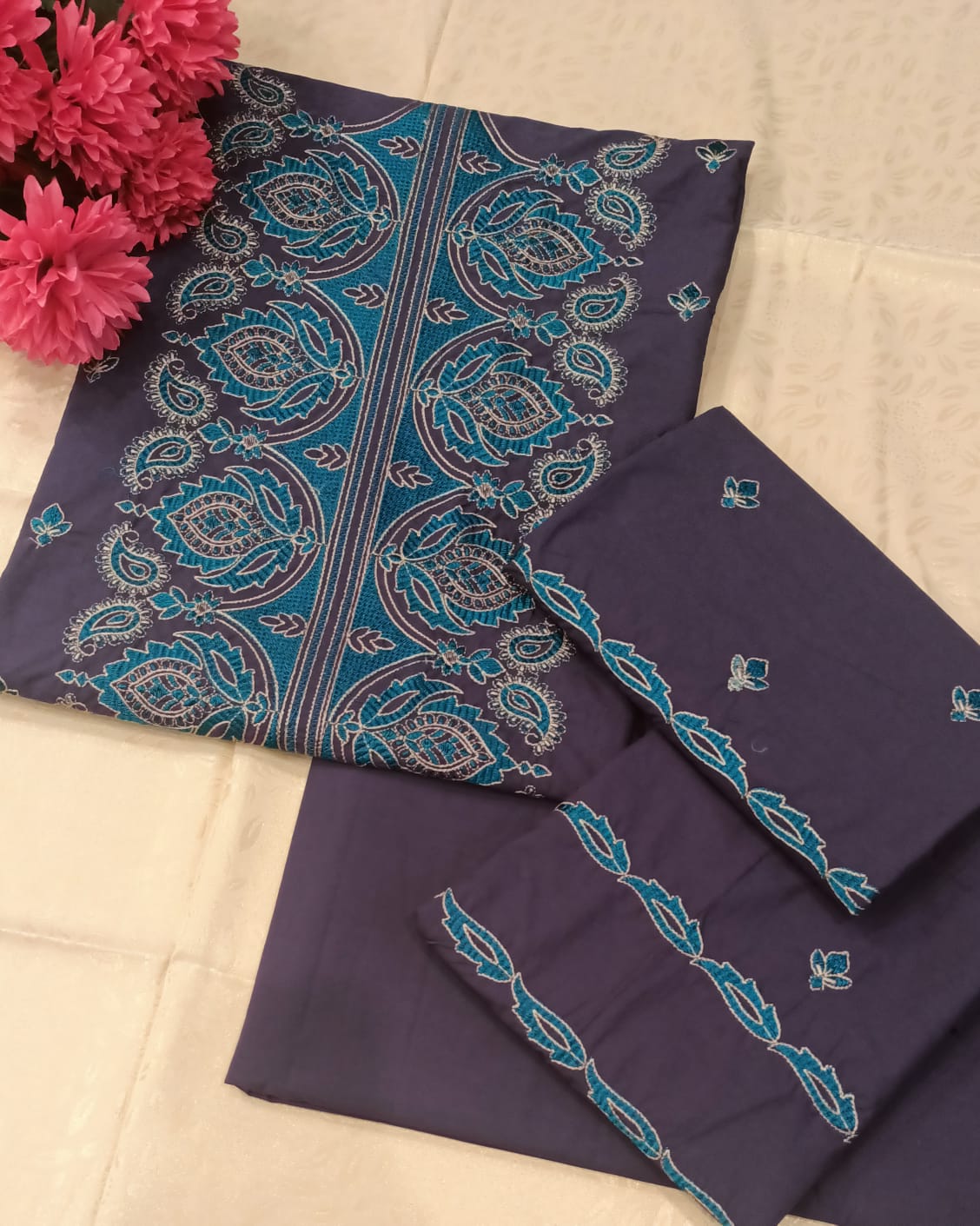 Embroidered Lawn 2PC By Sunny Embroidery