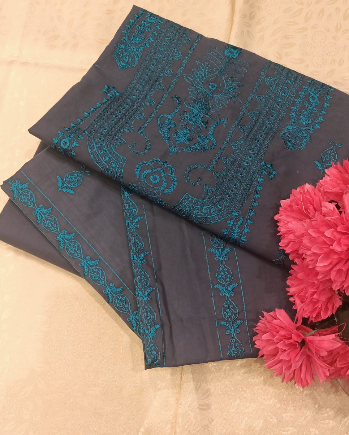 Embroidered Lawn 2PC By Sunny Embroidery