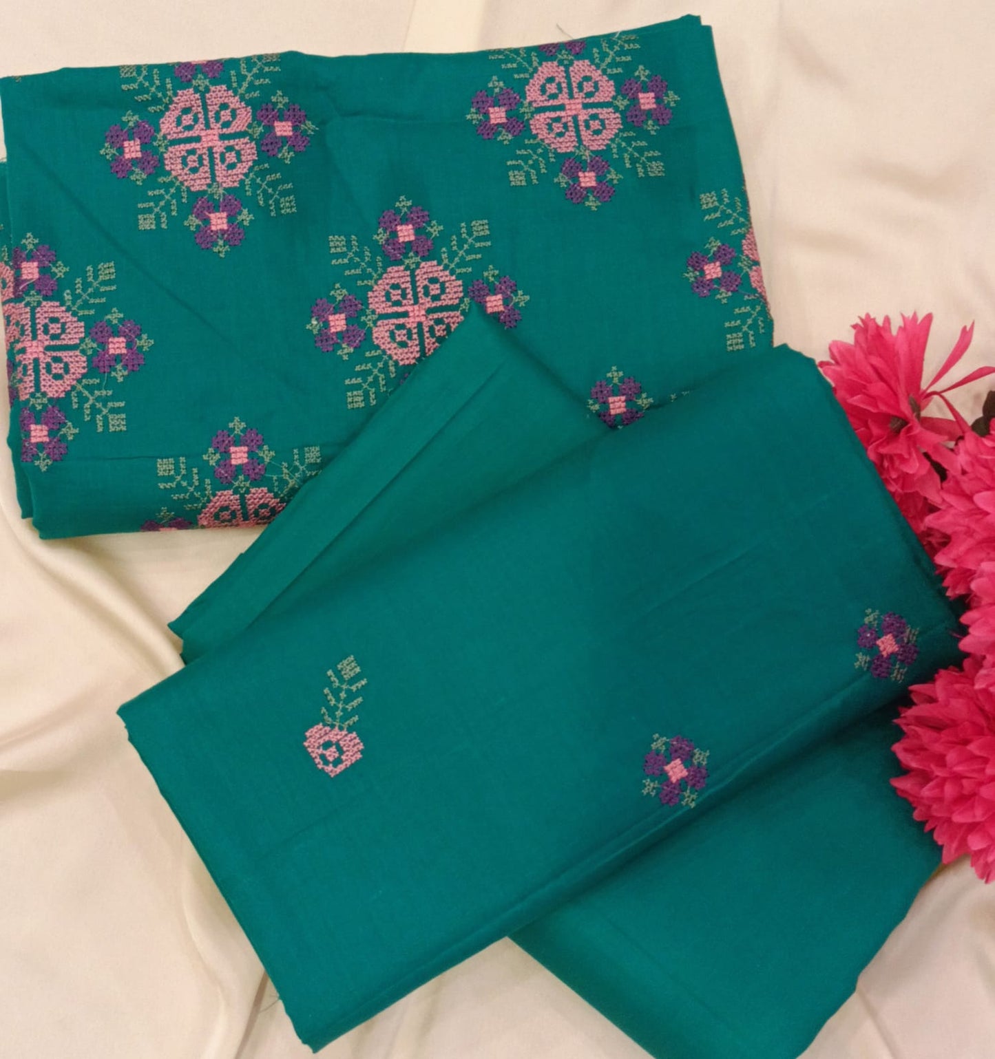 Embroidered Lawn 2PC By Sunny Embroidery