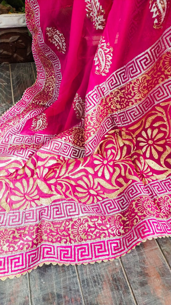 Unique Block Printed Dress,Made With Love