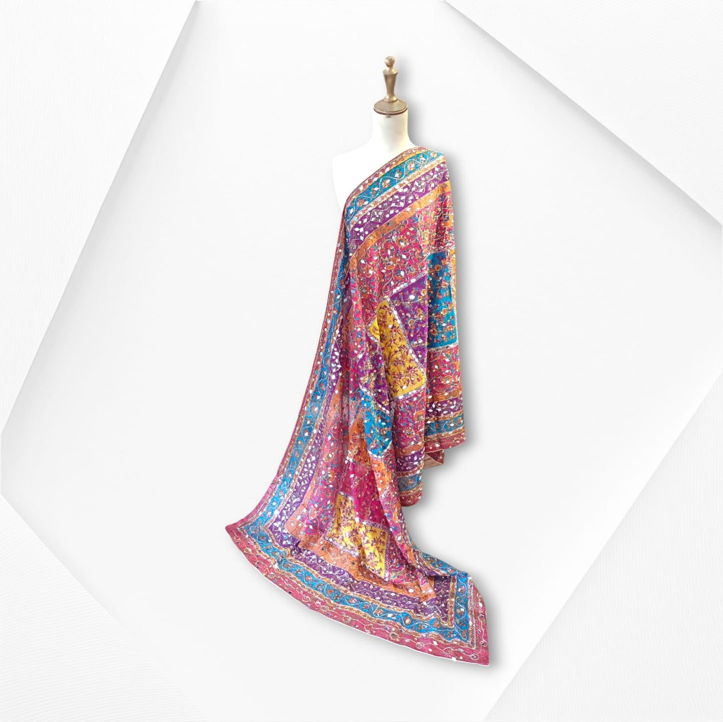Aaina Embroidered Dupatta