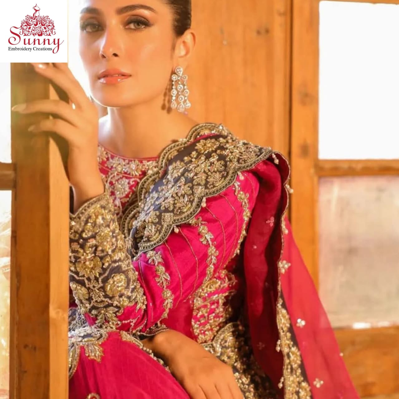 Royal Flush Bridal Dress - SUNNY Embroidery Creations