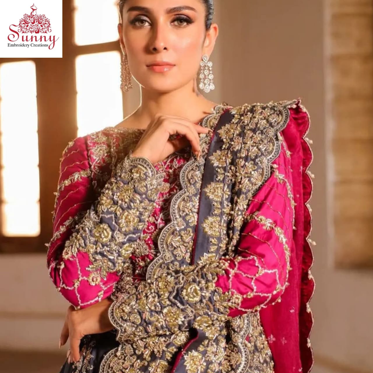 Royal Flush Bridal Dress - SUNNY Embroidery Creations