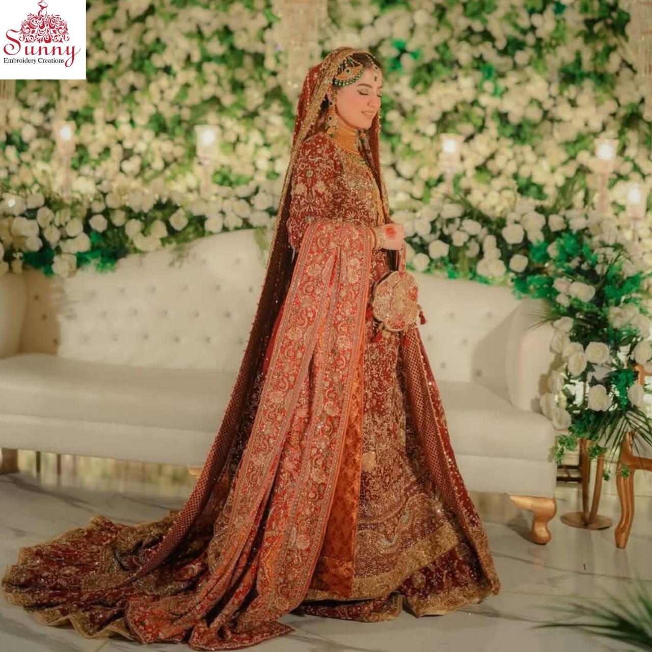 Gloden Glow Bridal Wear - SUNNY Embroidery Creations