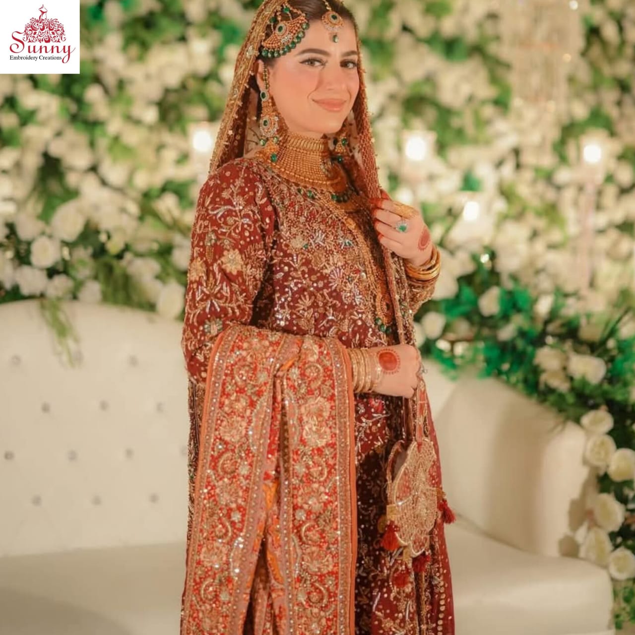 Gloden Glow Bridal Wear - SUNNY Embroidery Creations