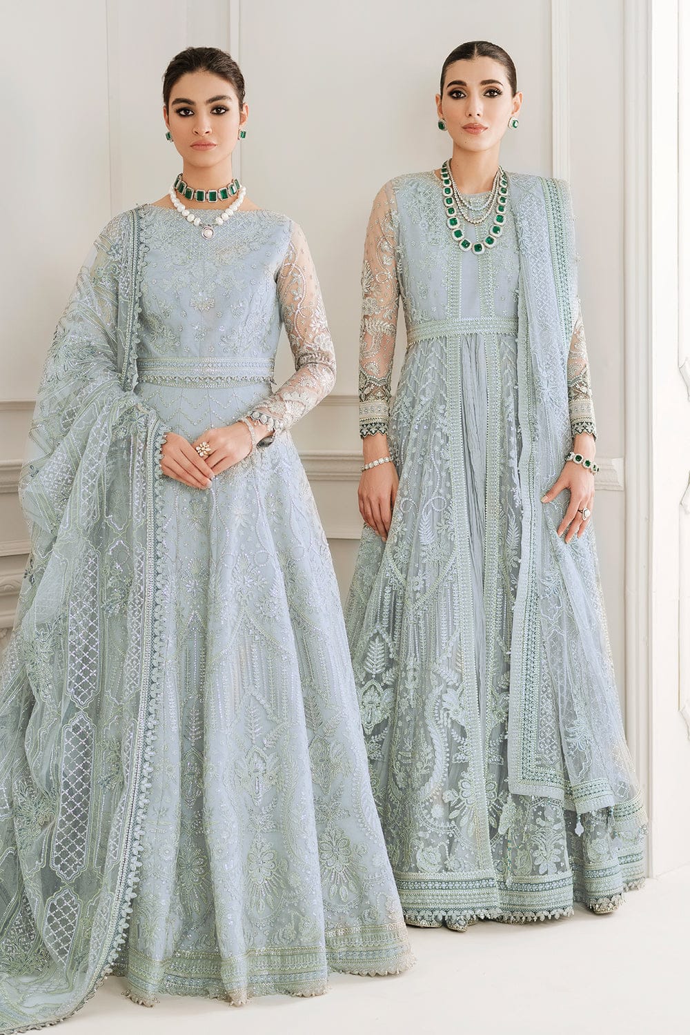 Pastel Paradise Party Wear - SUNNY Embroidery Creations