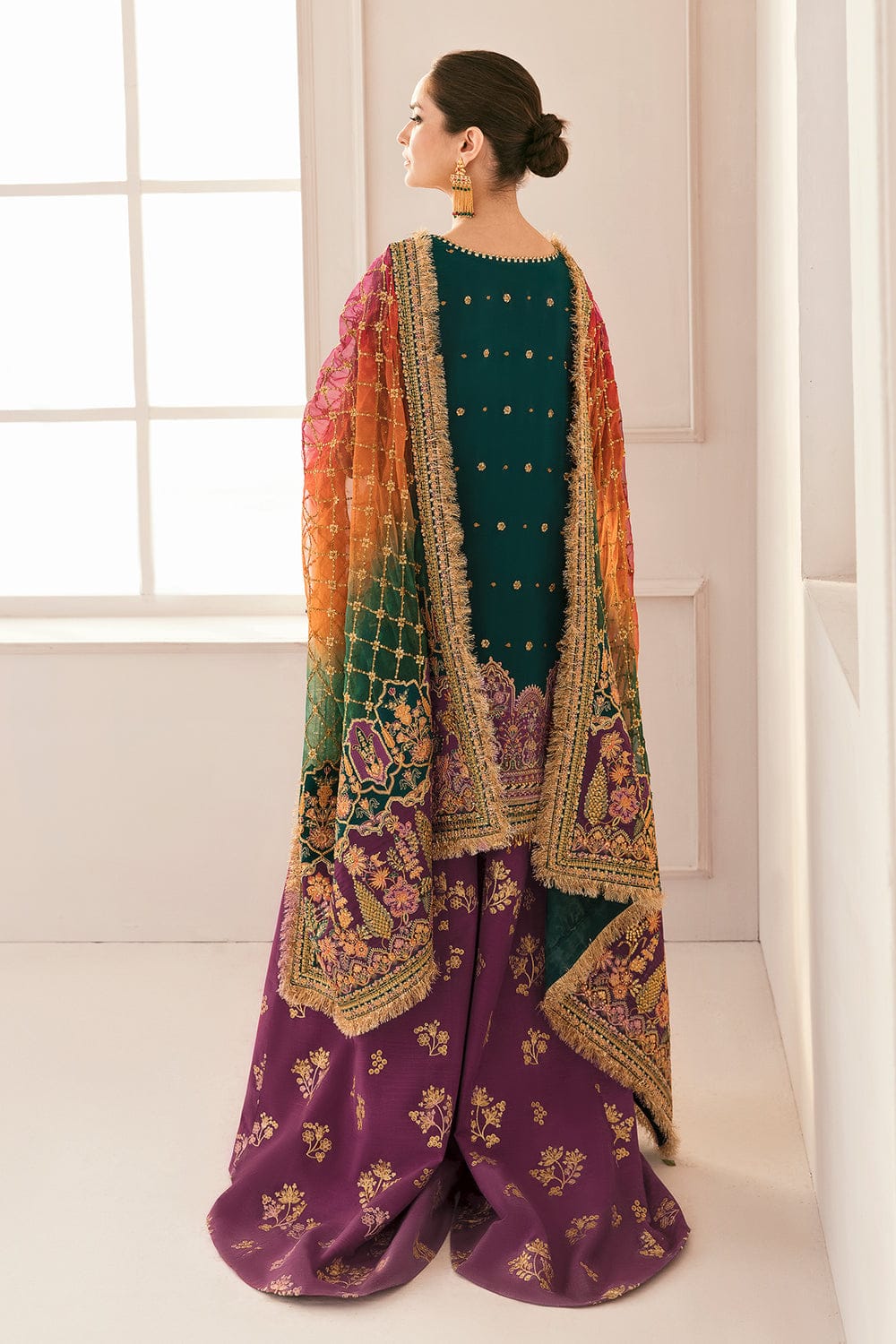 Aurora Bloom Party Wear - SUNNY Embroidery Creations