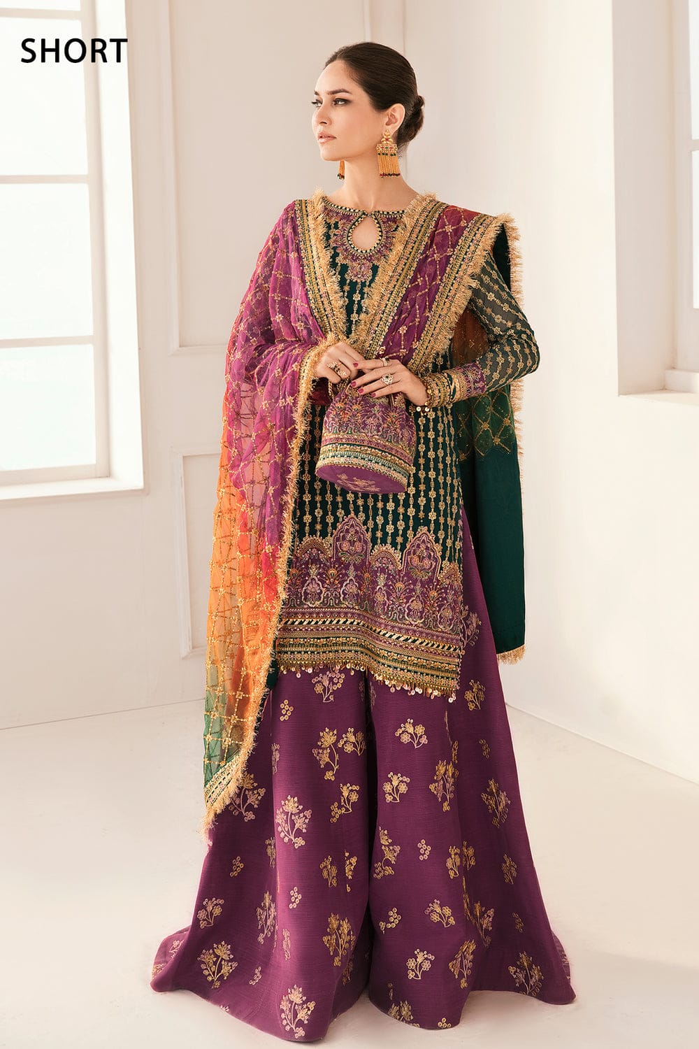 Aurora Bloom Party Wear - SUNNY Embroidery Creations