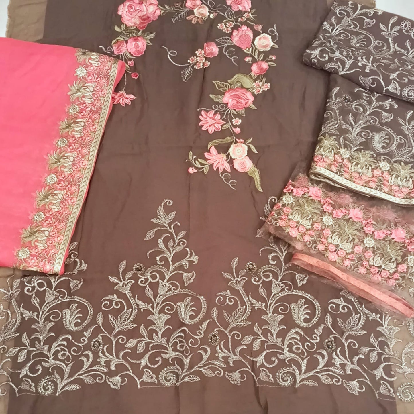 Luxury Party Wear Dress - SUNNY Embroidery Creations
